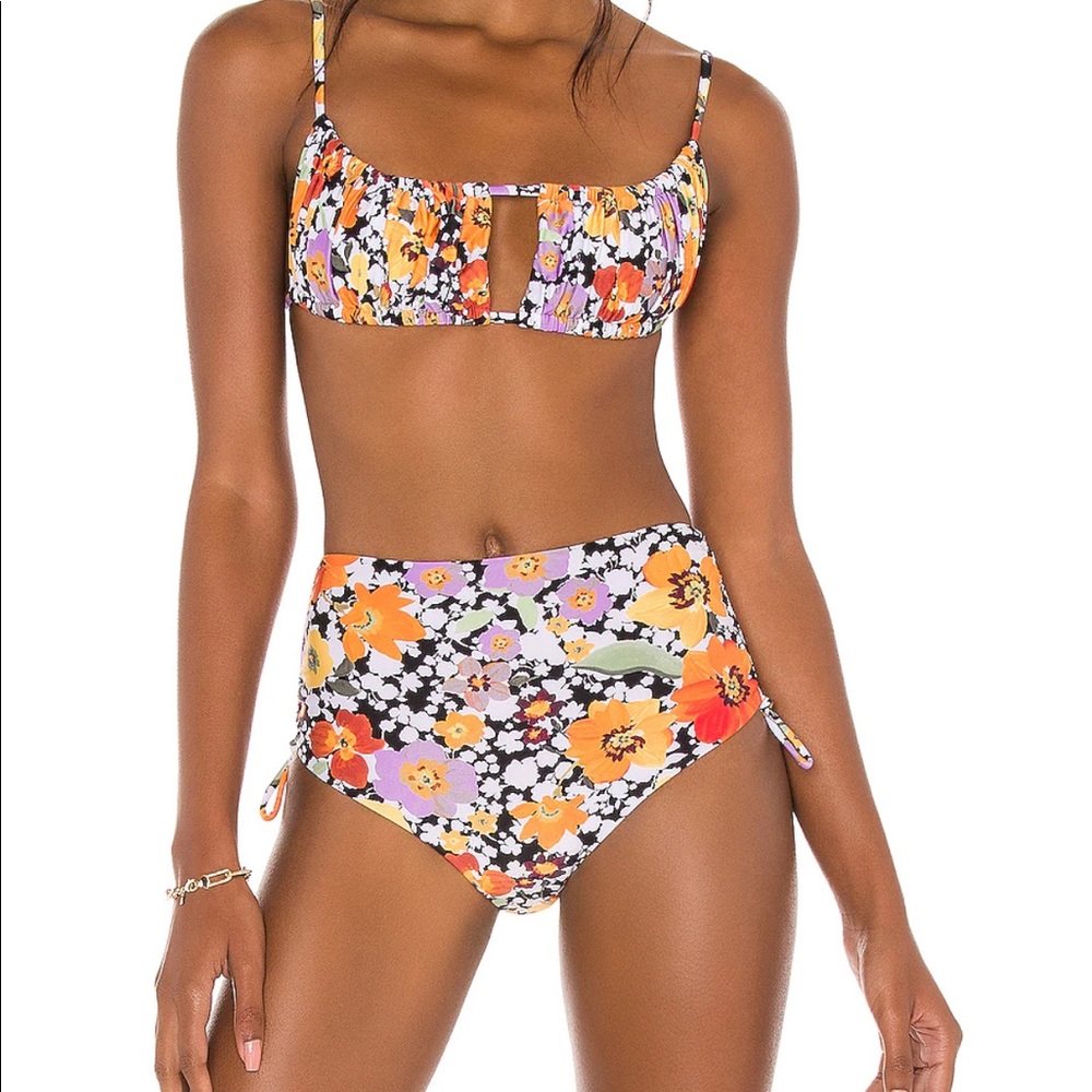 L*SPACE high-waisted swimsuit set